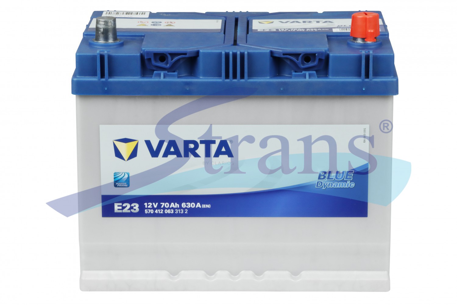 Акумулятор Varta 12V 70Ah 630A R+ Dynamic Sli 261*175*220Mm
